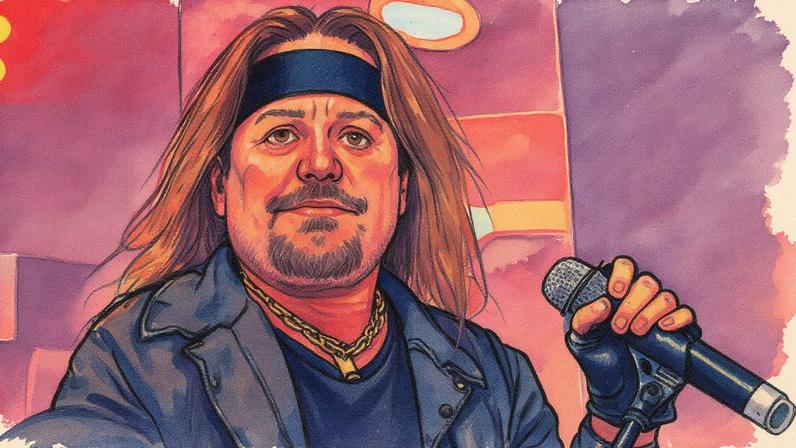 Vince Neil, vocalista da banda Motley Crue, revela que sofreu um acidente vascular cerebral e teve que reaprender a andar (Foto: Reprodução)