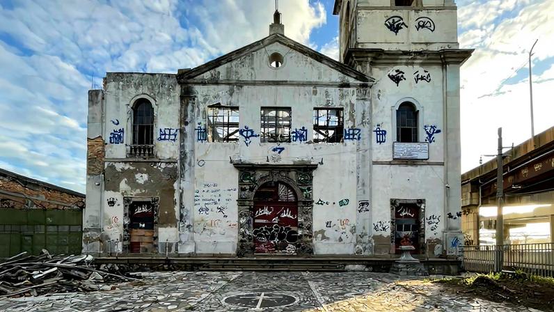 Igreja do Bonfim em São Cristóvão apresenta sinais de deterioração (Foto: Reprodução)