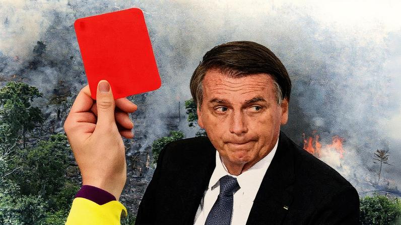 Legado de destruição ambiental associado a Jair Bolsonaro (Foto: Reprodução)