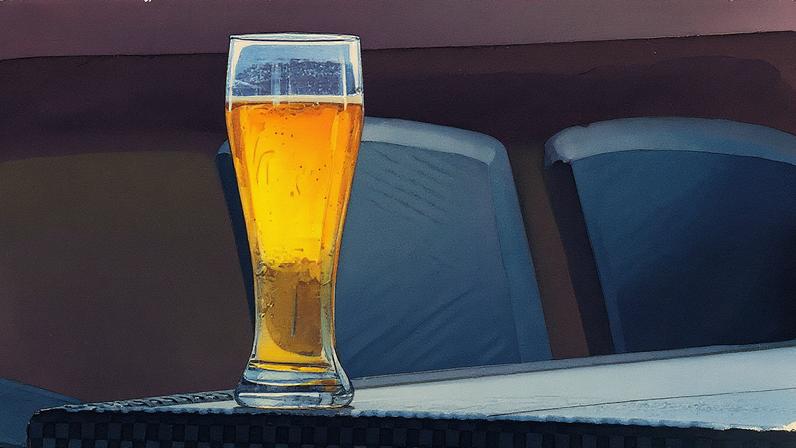 Copo de cerveja em uma superfície (Foto: Reprodução)
