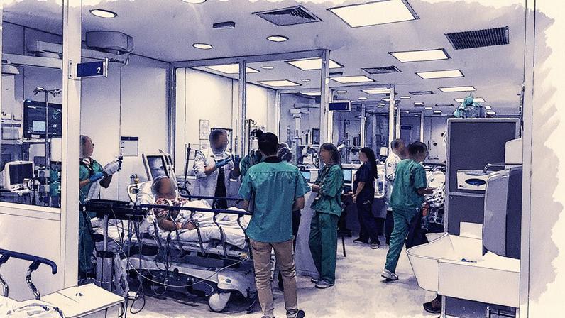 Pronto socorro do Hospital das Clínicas em 2021 (Foto: Reprodução)