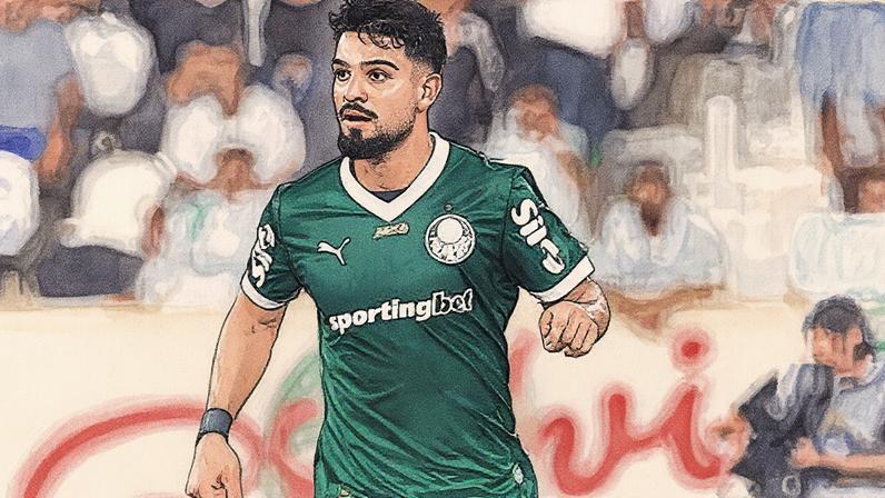 Flaco López é um dos protagonistas do Palmeiras na temporada (Foto: Reprodução)
