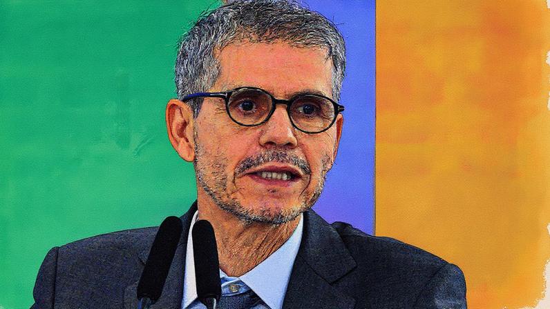 Ministro da Secretaria de Comunicação Social, Sidonio Palmeira, durante evento no Palácio do Planalto (Foto: Reprodução)