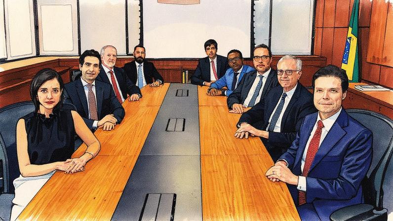 Atual composição do Comitê de Política Monetária com Gabriel Galípolo na presidência do Banco Central (Foto: Reprodução)
