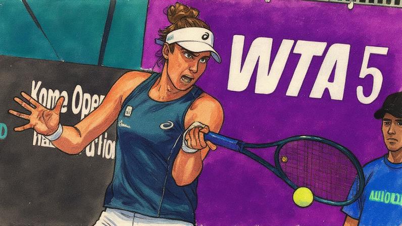 Bia Haddad Maia foi eliminada na WTA 500 na Coreia do Sul (Foto: Reprodução)