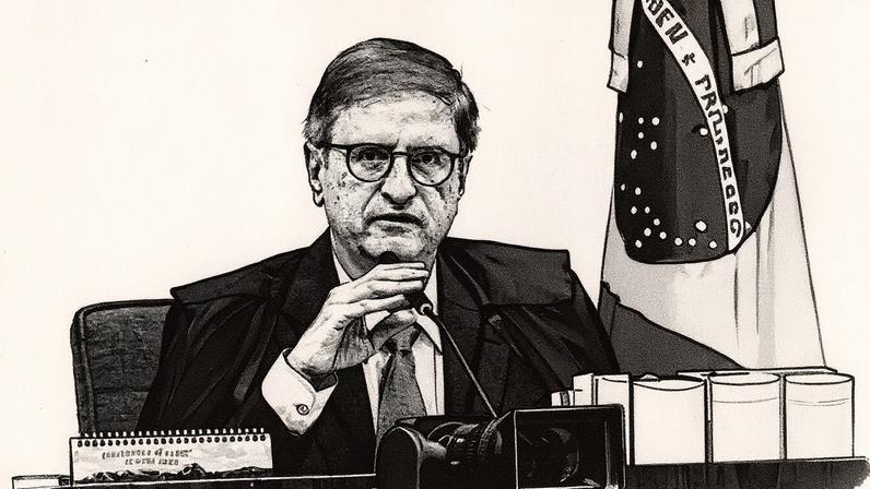 Procurador-geral Paulo Gonet durante julgamento da trama golpista (Foto: Reprodução)