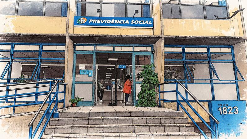 Fachada da agência do INSS localizada no bairro da Mooca, em São Paulo (Foto: Reprodução)