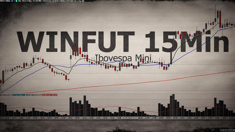 Gráfico de 15 minutos com dados financeiros (Foto: Reprodução)