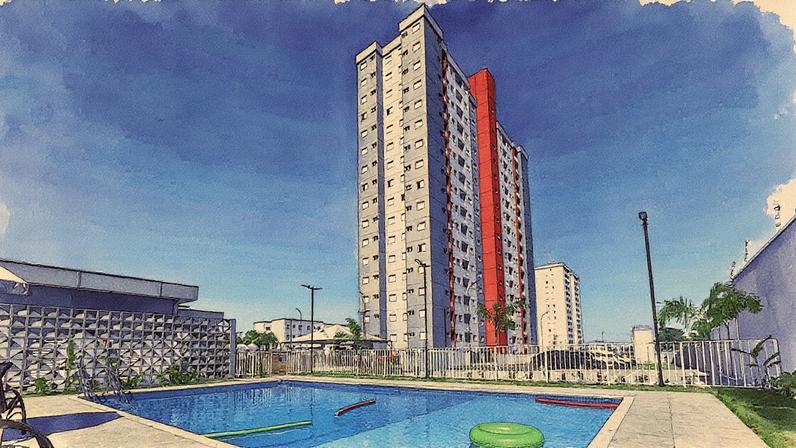 Residencial Tulipas, da ADN, localizado em Araraquara (SP), com viabilização por meio de subsídios dos programas Minha Casa, Minha Vida e Casa Paulista (Foto: Reprodução)