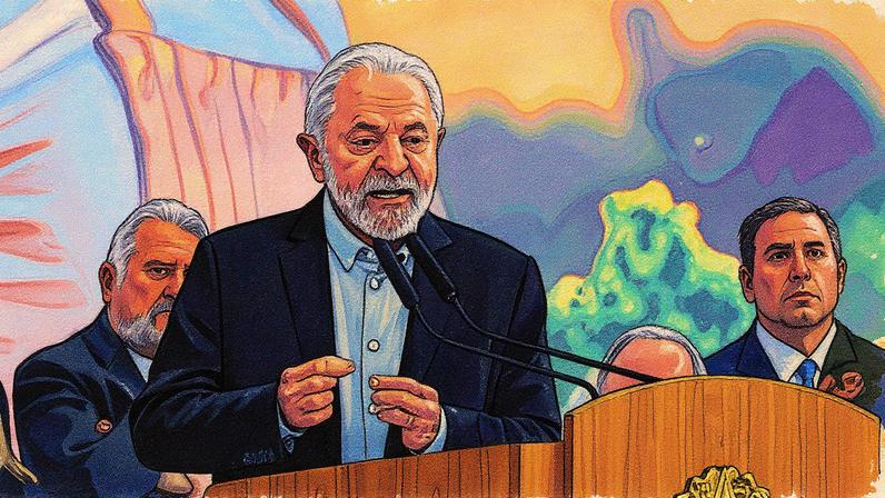 Presidente Lula durante a cerimônia de lançamento do Plano Safra da Agricultura Familiar (Foto: Reprodução)
