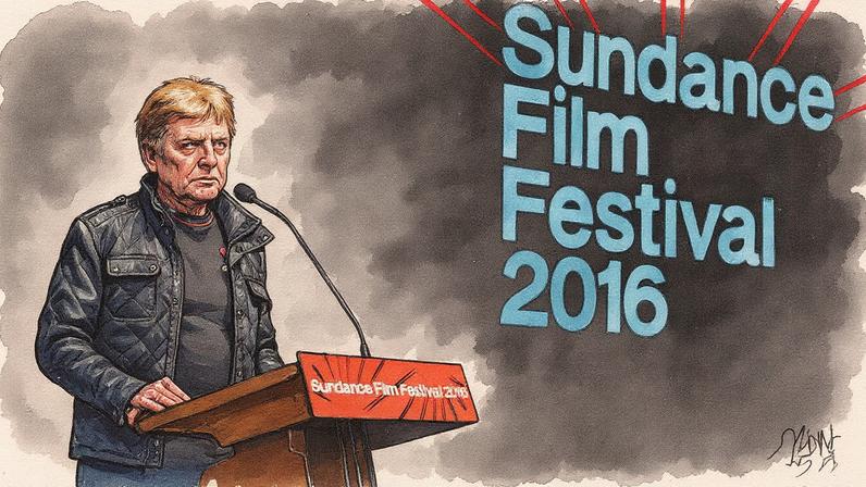 Robert Redford no festival de Sundance de 2016 (Foto: Reprodução)