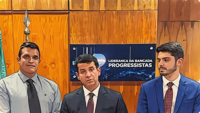 William Correia e Dr. Luizinho discutem projeto para legalizar vigilância comunitária em Brasília (Foto: Reprodução)