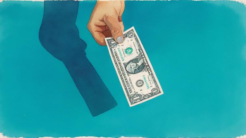 Cédula de dólar em destaque (Foto: Reprodução)