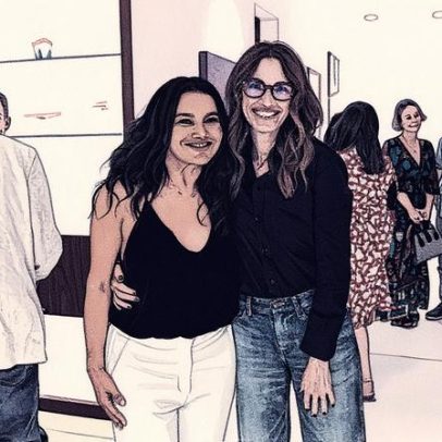 Julia Roberts e Dira Paes se encontram em Hollywood para promover novo filme