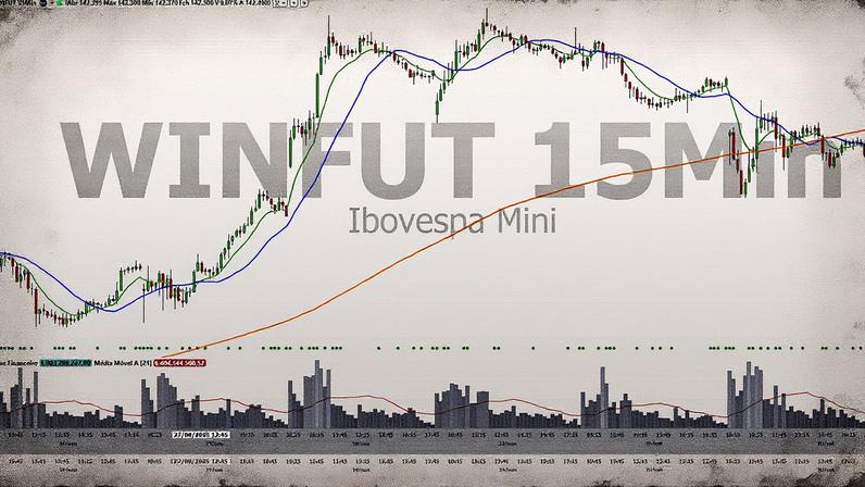 Gráfico de 15 minutos com dados financeiros (Foto: Reprodução)