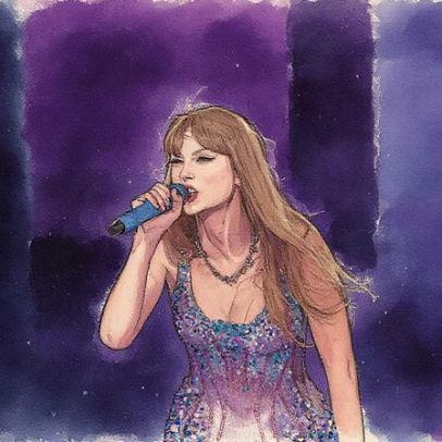 Taylor Swift assiste ao jogo do noivo Travis Kelce em São Paulo