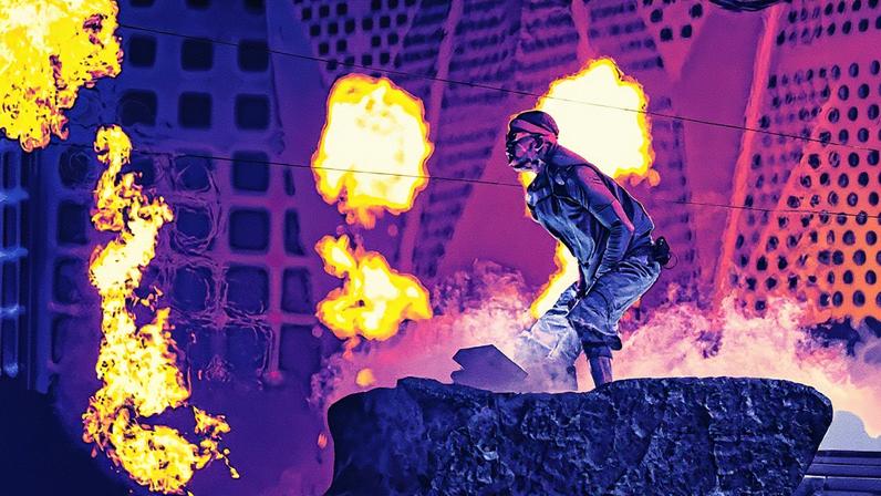 Travis Scott se apresenta no Rock in Rio em 2024 (Foto: Reprodução)