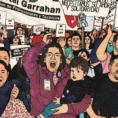 Professores e estudantes protestam contra os vetos de Milei na Argentina