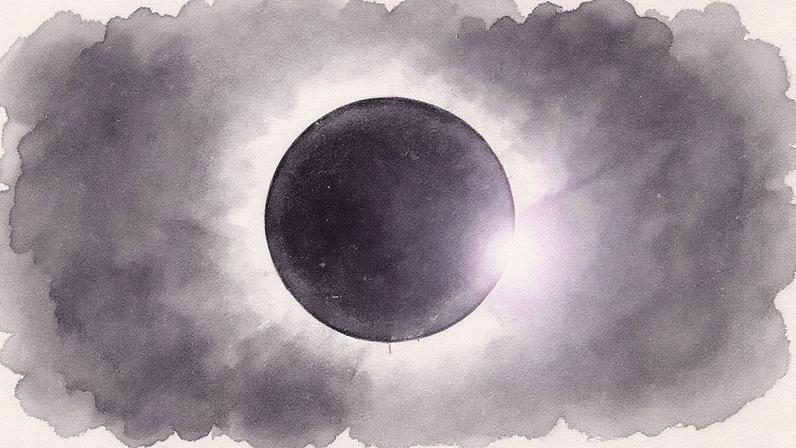 Lua passa na frente do sol durante o eclipse solar total em Martin, Ohio (Foto: Reprodução)