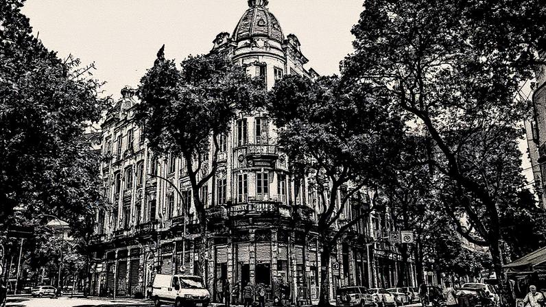 Hotel Aymoré localizado na Cruz Vermelha (Foto: Reprodução)