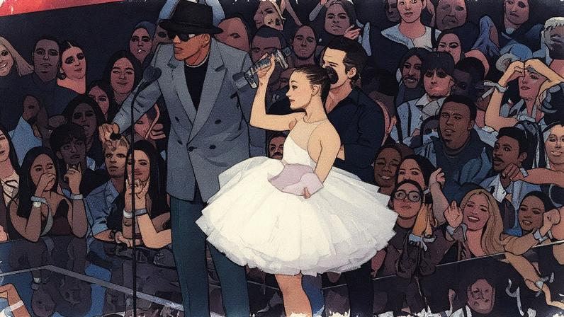 Ariana Grande durante os MTV Video Music Awards em Nova York (Foto: Reprodução)