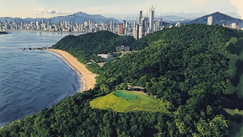 Região do Morro do Careca, em Balneário Camboriú (Foto: Reprodução)