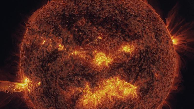 Sol capturado pela NASA (Foto: Reprodução)