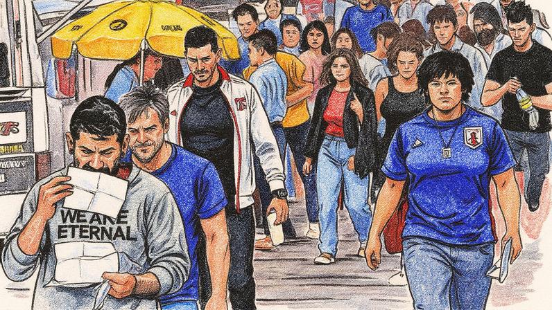 Estudantes chegam para prestar a prova do Concurso Nacional Unificado (Foto: Reprodução)