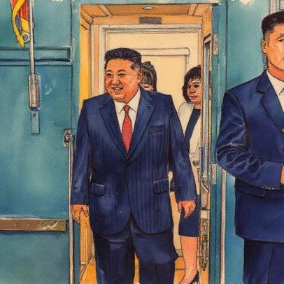 Kim Jong-un embarca em nova viagem com seu trem blindado e enigmático