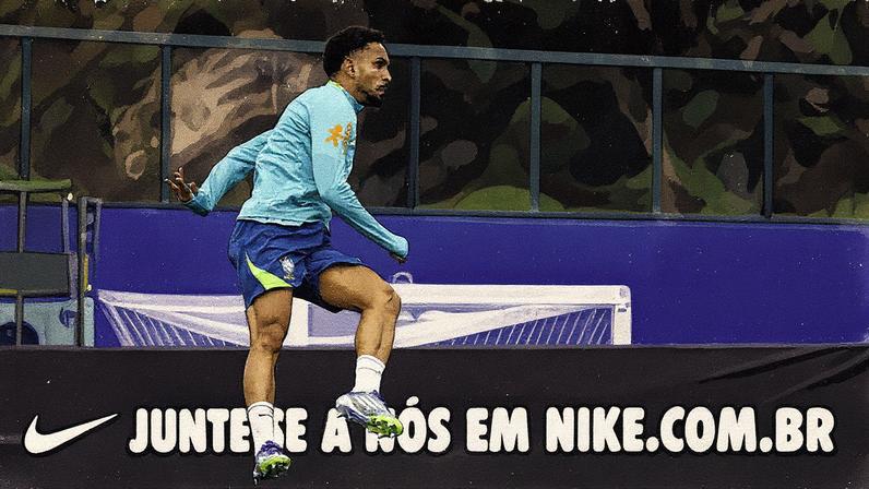 Vitinho é titular na lateral direita da seleção durante jogo contra a Bolívia em El Alto, pelas Eliminatórias (Foto: Reprodução)