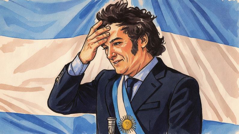 Presidente argentino, Javier Milei, busca reunião bilateral com Donald Trump (Foto: Reprodução)