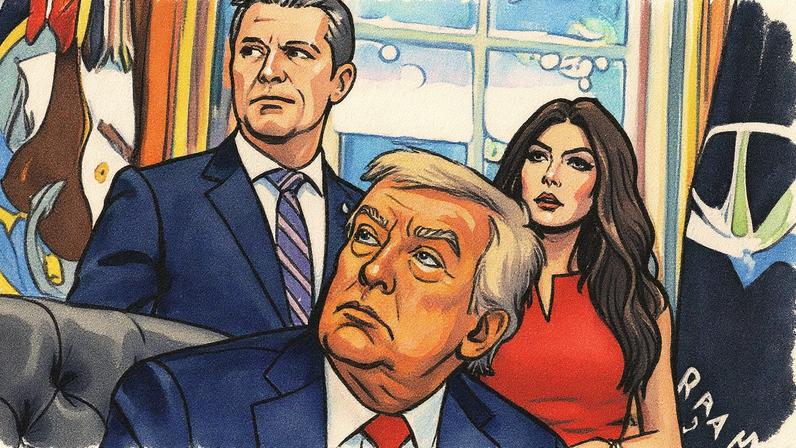 Donald Trump na Casa Branca (Foto: Reprodução)