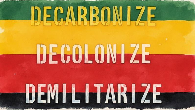 Obra do artista nigeriano Olu Oguibe exposta na Bienal de São Paulo (Foto: Reprodução)