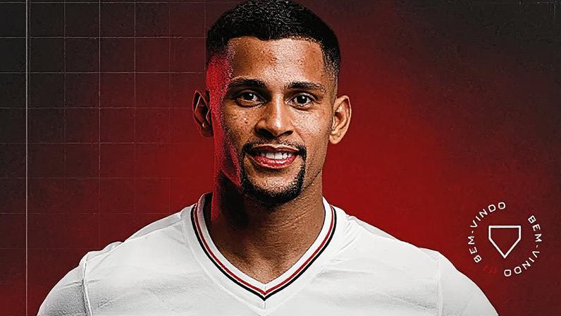 São Paulo anunciou o lateral-direito Mailton (Foto: Reprodução)