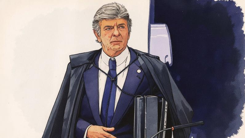 Ministro defende um voto que durou mais de 12 horas (Foto: Reprodução)