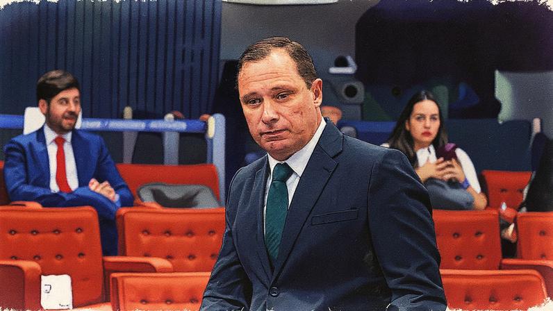 Tenente-coronel Mauro Cid aguarda interrogatório no STF (Foto: Reprodução)