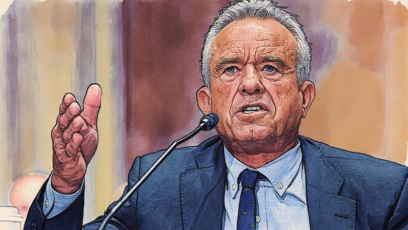 Secretário de Saúde e Serviços Humanos dos EUA, Robert F. Kennedy Jr., testemunha em audiência do Comitê de Finanças do Senado sobre a agenda de saúde de Donald Trump para 2026 (Foto: Reprodução)