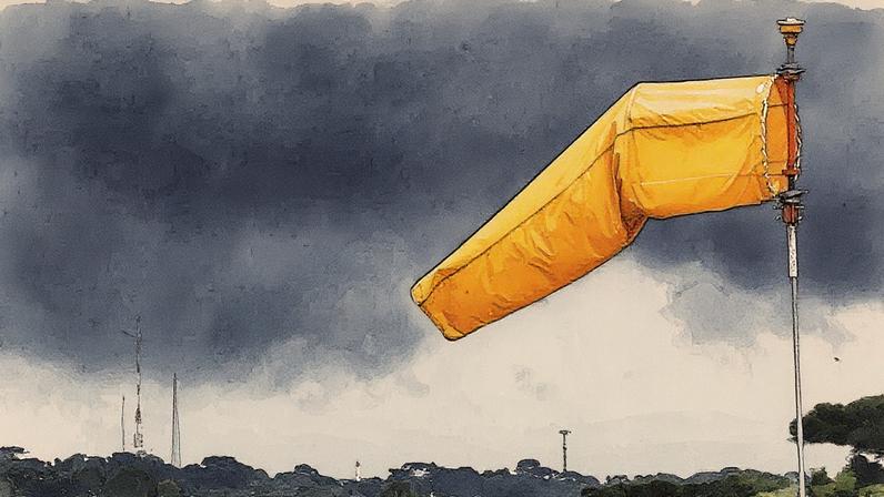 Ciclone extratropical provoca rajadas de vento intensas (Foto: Reprodução)