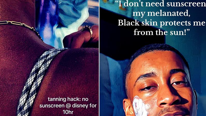 Jovens utilizam redes sociais para disseminar informações falsas sobre os benefícios da exposição solar sem protetor solar (Foto: Reprodução)