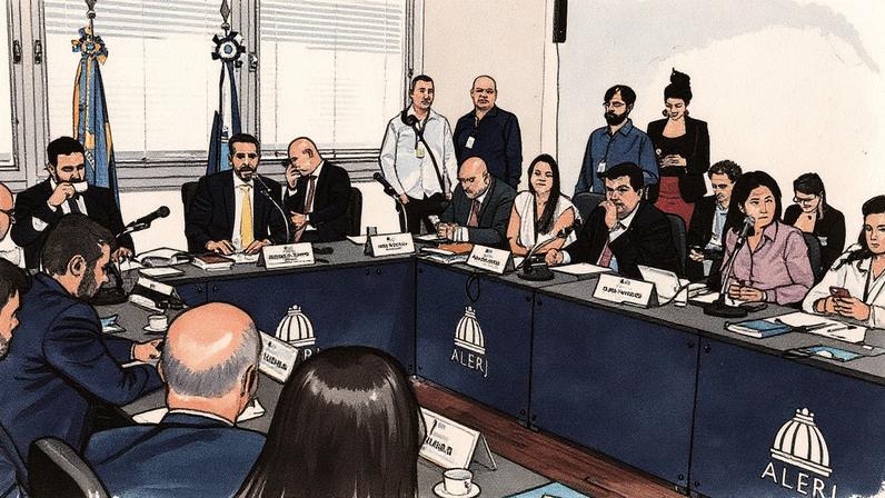 Reunião da CCJ da Alerj aprova parte de pacotes de segurança (Foto: Reprodução)