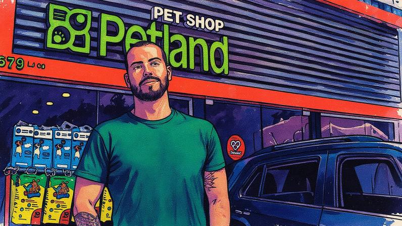 Rodrigo Albuquerque, CEO da Petland, fala sobre a importância de conhecer o nome dos cães dos clientes (Foto: Reprodução)