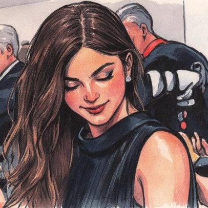 Vento levanta vestido e quase expõe atriz indicada ao Oscar em evento glamouroso