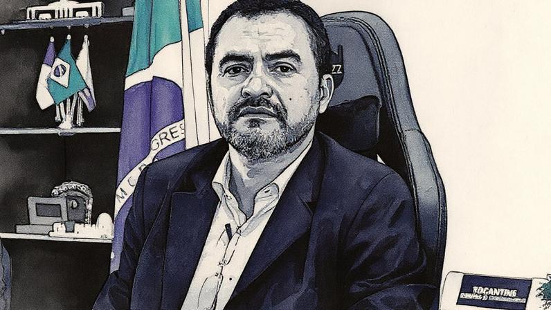 Governador afastado do Tocantins, Wanderley Barbosa, em foto divulgada (Foto: Reprodução)