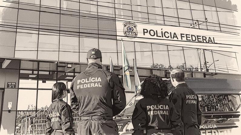 Agentes da Polícia Federal em operação em Tocantins (Foto: Reprodução)