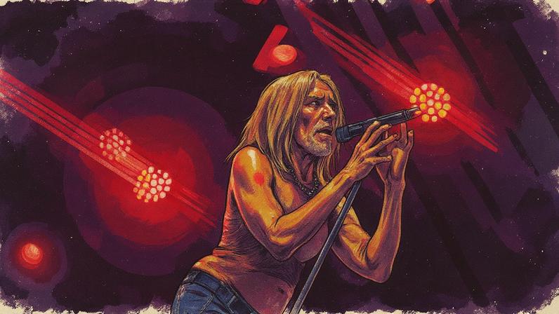 Iggy Pop se apresenta no The Town 2025 (Foto: Reprodução)