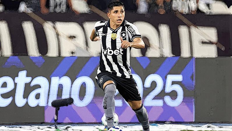 Savarino em ação pelo Botafogo (Foto: Vítor Silva/Botafogo)
