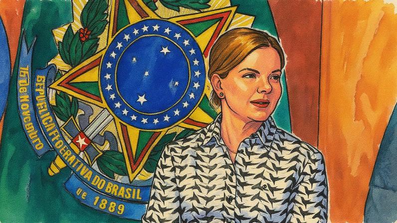 Gleisi Hoffmann, Ministra de Secretaria de Relações Institucionais do Brasil (Foto: Reprodução)