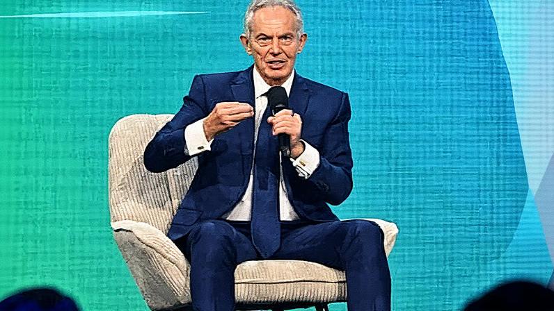 Tony Blair says he is prepared to join Donald Trump’s ‘board of peace’ to oversee the administration of Gaza. Photograph: Joe Klamar/AFP/Getty Images
