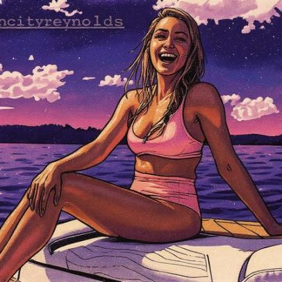 Blake Lively e Ryan Reynolds encerram o verão com passeio de barco
