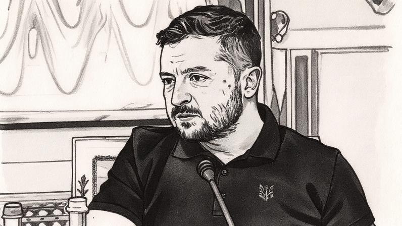 Presidente da Ucrânia, Volodymyr Zelensky, fala sobre ataques russos nas redes sociais (Foto: Reprodução)